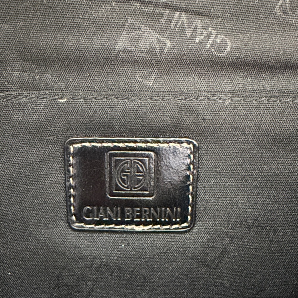 Giani Bernini Black And Metallic Patchwork Wallet - image 2